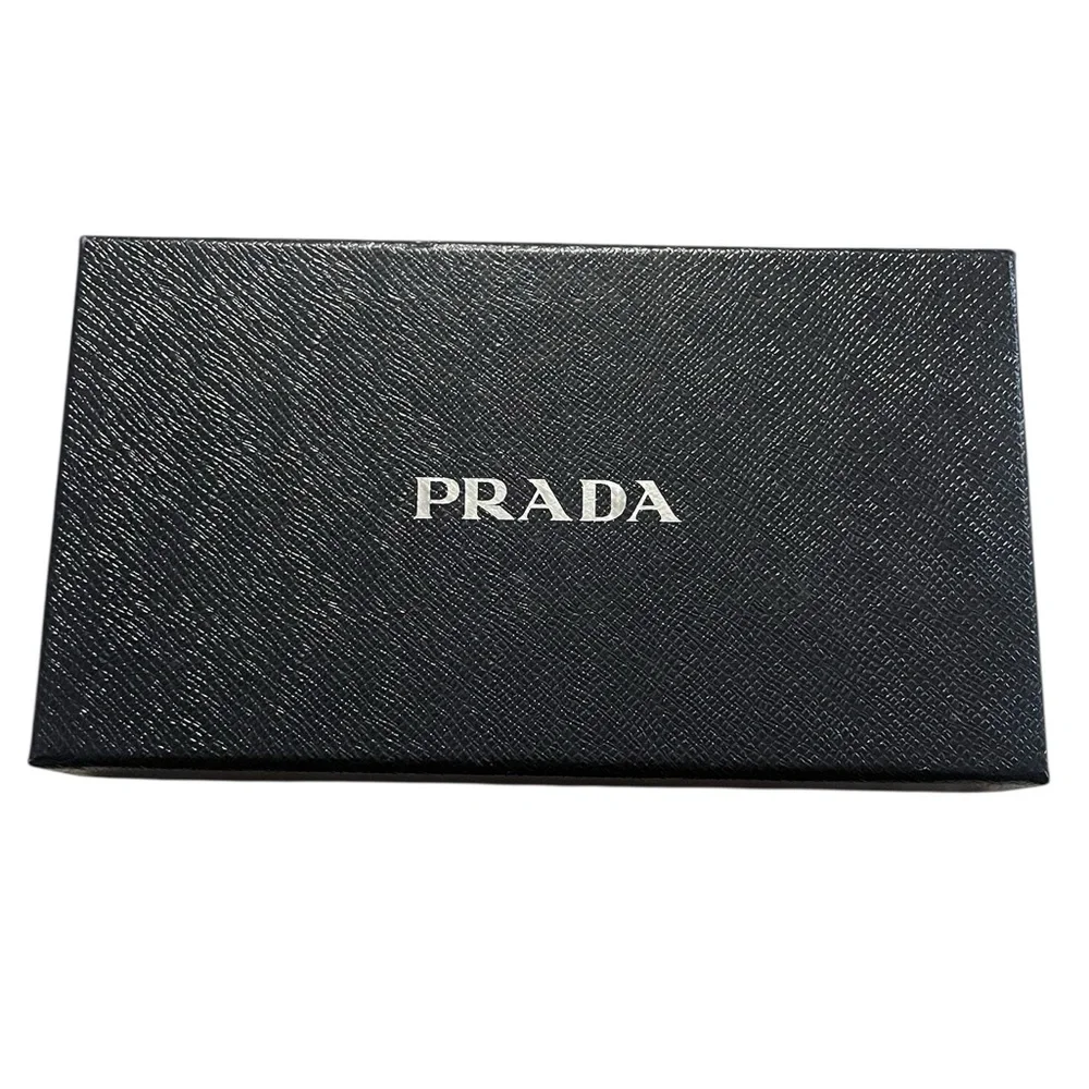RARE Edition Prada Saffiano Metal Leather Continental Wallet w/ COA & Boxing - Picture 3 of 16